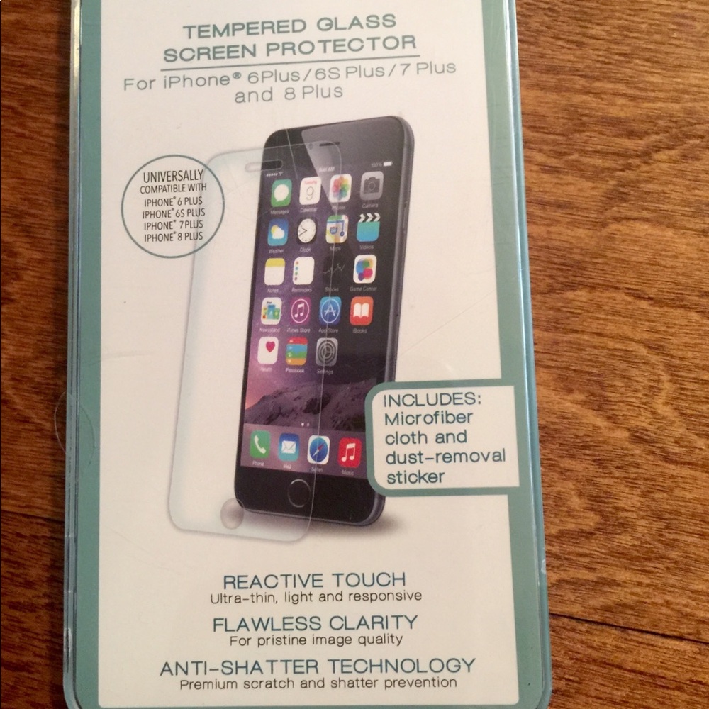 LMNT Screen protector for iPhone 6 Plus, 6S Plus, 7 Plus, 8 Plus.